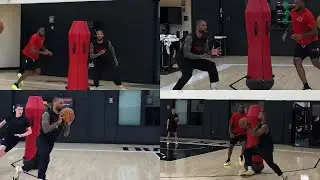 Damian Lillard looking like he hasn’t missed a beat despite being out of basketball for a year 