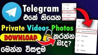 How to save Private Videos, Photos on Telegram