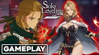GINA - OFFICIAL GAMEPLAY, SKILLS ROTATIONS, & SKINS (Solo Leveling ARISE)