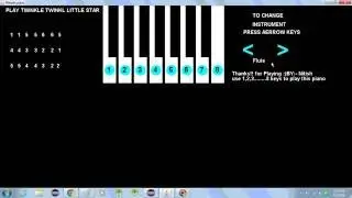 Simple Piano In Java -Swing
