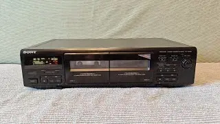 Японська двухкасетна дека Sony TC-WR661. Відеоогляд стану та функцій.