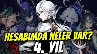 4. YILA ÖZEL HESABIMDA NELER VAR? | Pişman Olduklarım & Beklediklerim | Genshin Impact Türkçe