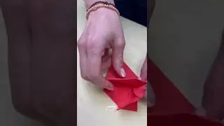 Как сделать брошь-оригами Лисичку