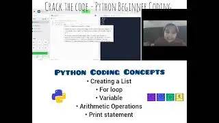 Crack the Code - Python Coding, List, loops, Arithmetic Operations | Beginner Coding projects ideas