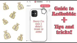 Getting started with Redbubble! (and how to make your first design!)