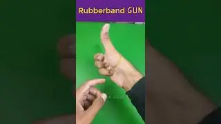 Rubberband Powered Gun 