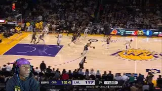 LEBRON FAN Reacts to Los Angeles Lakers vs Golden State Warriors Full Game Highlights!