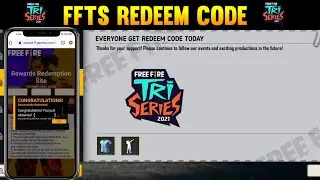 free fire tri series redeem code | free fire 9 april redeem code | free fire redeem code today