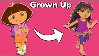 Cartoon character grow up 💥