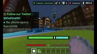10000 СНЕЖКОВ! SnowWars на сервере The Hive!