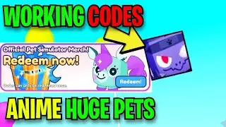 This *SECRET ANIME CODE* Gives YOU FREE HUGE ANIME PETS! (Pet Simulator X)🔥