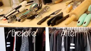 ORGANIZING MY HOME (before & after)