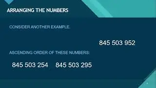 Grade 5 Maths- 9-Digit Numbers in Ascending Order