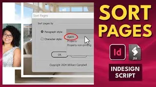 InDesign Script Sort Pages