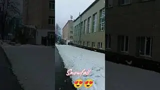 Snowfall || Winters in Russia|| mbbs in Russia|| #ytshorts #viral #youtubeshorts #mbbs