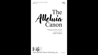 The Alleluia Canon (SSA, piano) by W.A. Mozart, arr. Stephen Caldwell - Score & Sound