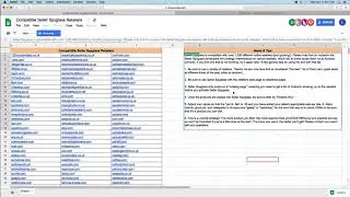 Amplizon Training: List of Seller Spyglass Retailers and Other Tips