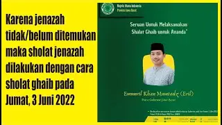 Innalillahi Wa Inna Ilaihi Raji'un Pileuleuyan A Eril |Seruan Untuk Melaksanakan Shalat Ghaib Dr MUI