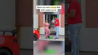 #shorts She’s So Cool 😂😂😂 But ,If you have a super car😇😇😇 #prank #pran