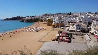 Albufeira, Portugal - Visiting the old town and the beach