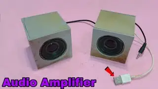 How To Make A Simple Mini Audio Amplifier At Home | Super bass