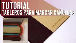 Tutorial: Boards for marking Reeds / Essential tool in SUPER EASY bookbinding !!!!