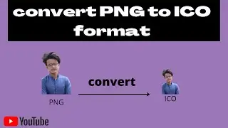 How to convert image format from PNG to ICO