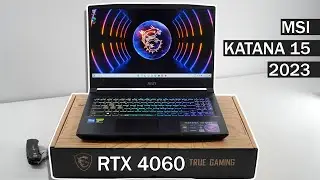 Unboxing MSI Katana 15 (2023) Gaming Laptop with NVIDIA RTX 4060 & Intel Core i7 