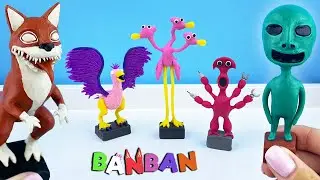 Лепим всех за 10 минут 😮 НОВЫЙ ГАРТЕН ОФ БАНБАН! БОССЫ из Garten of Banban 4 и 5 ✅ Лепка ОК
