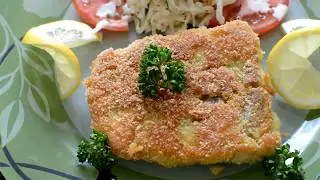 POISSON PANE A LA PURE DE POMME DE TERRE DÉSHYDRATER