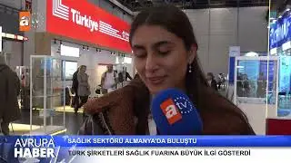 Dünyanın en büyü sağlık fuarı Düsseldorf'ta