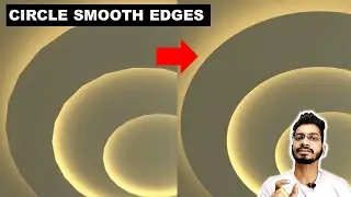 How to make CIRCLE WITH SMOOTH EDGES in Sketchup || DV Studio