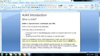 What is Ajax? Simple program Example