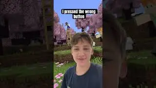 I pressed the wrong button