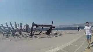 izmir konak 1. iskele tarafı rüzgarlı gün