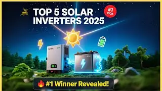 Top 5 Best Solar Inverters with Lithium Battery 2025 – High Efficiency & Smart Monitoring