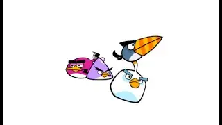 Angry Birds Space- All Unused Space Birds in action!