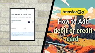 Transfergo How to add payment card || visa , mastercard and etc || Alternative present