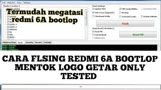 Cara flashsing redmi 6A