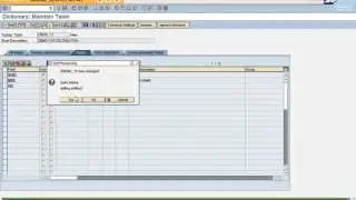 How to create database table in SAP | SAP ABAP