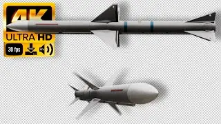 Cruise Missile | AIM-7 Sparrow Part 2 Green Screen  - Footage 4K