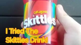 Happy Friday And I Tried The Skittles Drink!