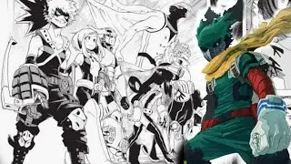 Izuku Midoriya vs Hero Class Team up
