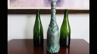 Como Decorar y Reciclar Botella Champaña !