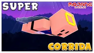 UMA CORRIDA DE ELYTRA NO MINECRAFT BEDROCK NO EVENTO MOJANG