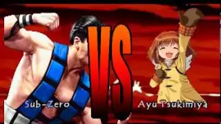 Mugen Random Battles: Sub Zero (Me) Vs Ayu Tsukimiya (My Friend)