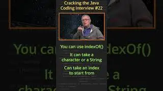 How can you find a character in a String? - Cracking the Java Coding Interview