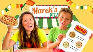 Marek and Mom learn How to Cook Pizza 🍕 Story for Kids about Learning from Mistakes