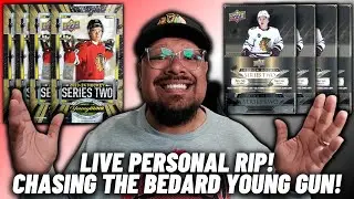 LIVE PERSONAL RIP! CHASING THE CONNOR BEDARD YOUNG GUN FROM 2023/24 UPPER DECK HOCKEY SERIES TWO!