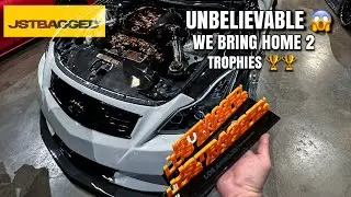 MY TURBO G37 GETS TWO TROPHIES AT JSTBAGGED LA 2024!